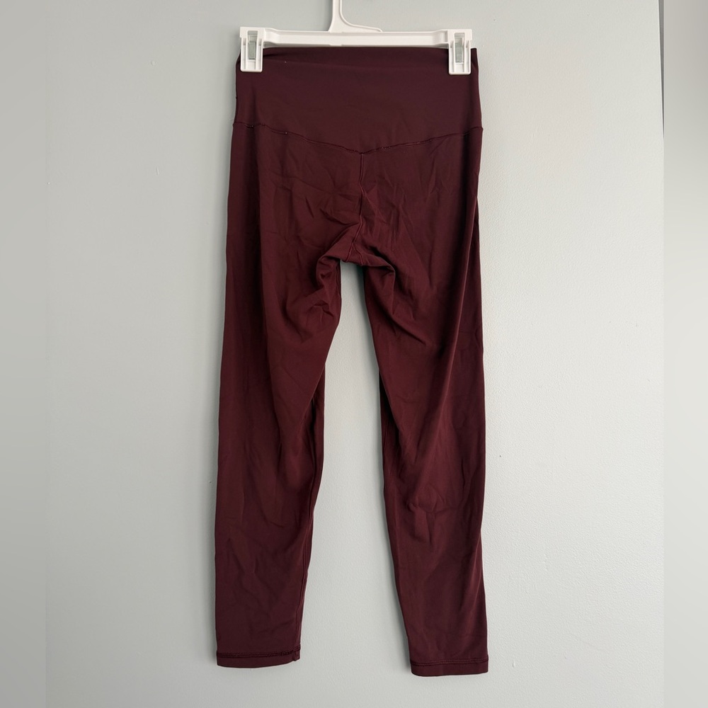 Aerie Maroon Offline 7/8 Leggings - Picture 2 of 7